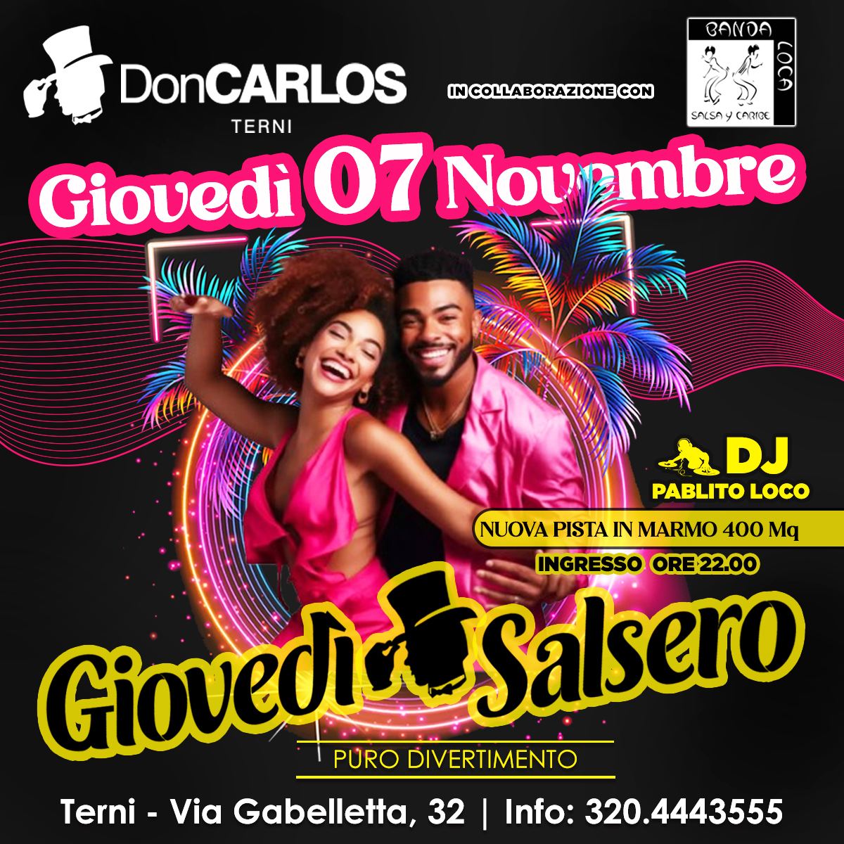 GIOVEDI 7 NOVEMBRE 24